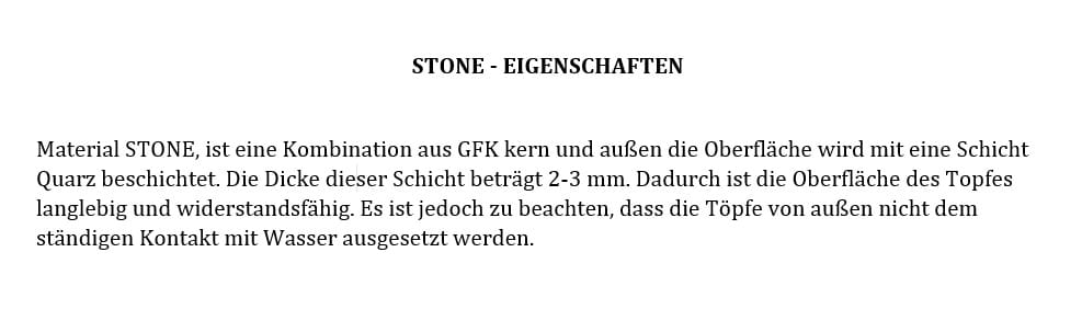 Stone Info material 