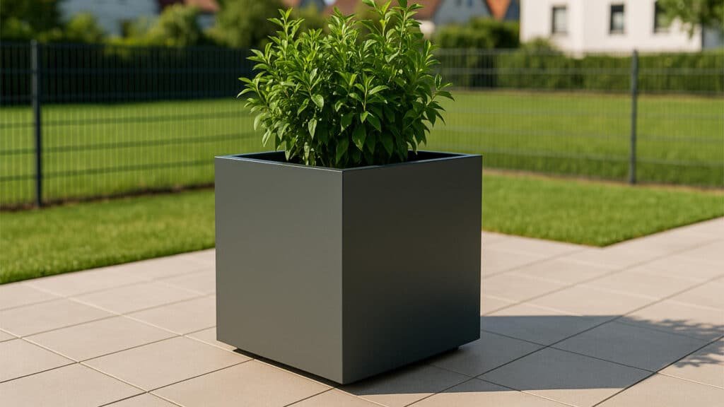Arrangement des Pflanzkübels aus Aluminium Ivo Mobile