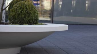 Beton pflanzt Schale Matteo mit Ring