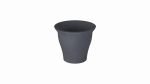 Blumentopf winterhart Moidel Margherita Farbe Schwarz