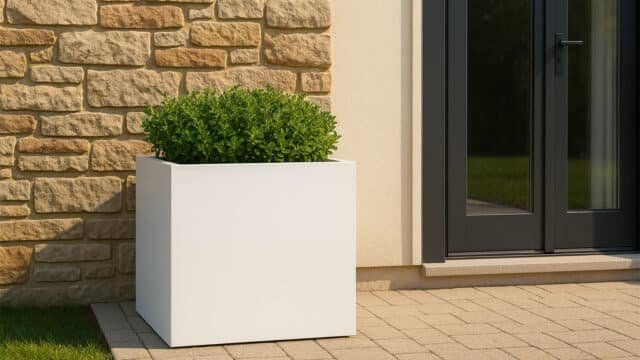 Pflanzkübel aus Aluminium-.Alessio 6-k