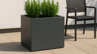 Pflanzkübel aus Aluminium Alessio 2