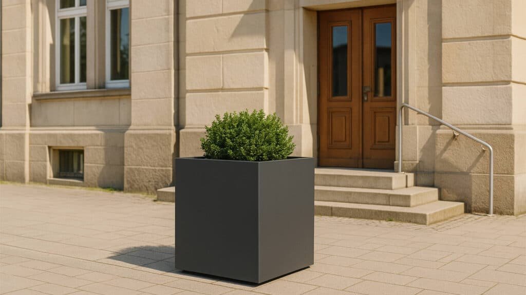 Pflanzkübel aus Aluminium-Alessio-2-k
