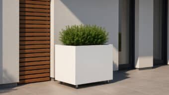 Pflanzkübel aus Aluminium-Fabio mobile-k