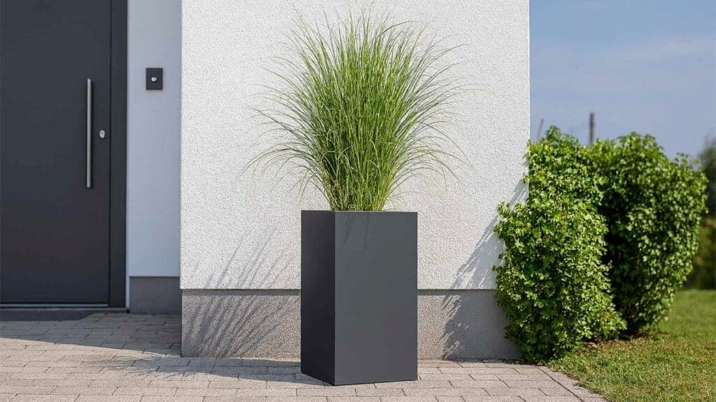 Pflanzkübel aus Aluminium Rechteckig-Vittorio 1