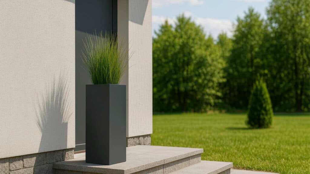 Pflanzkübel aus Aluminium Rechteckig-Vittorio 2