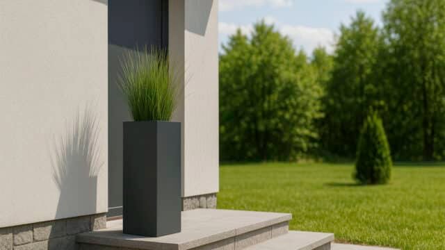 Pflanzkübel aus Aluminium Rechteckig-Vittorio 2