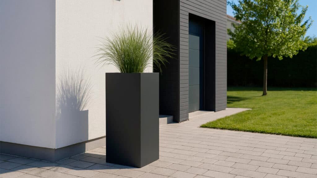 Pflanzkübel aus Aluminium Rechteckig-Vittorio 3
