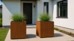 Pflanzkübel aus Cortenstahl-Cubi-4-k