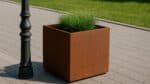 Pflanzkübel aus Cortenstahl-Cubi-6-k