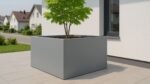 Pflanzkübel aus Fiberglas Quadratisch 120cm x 120cm x H 60cm MARCO 9