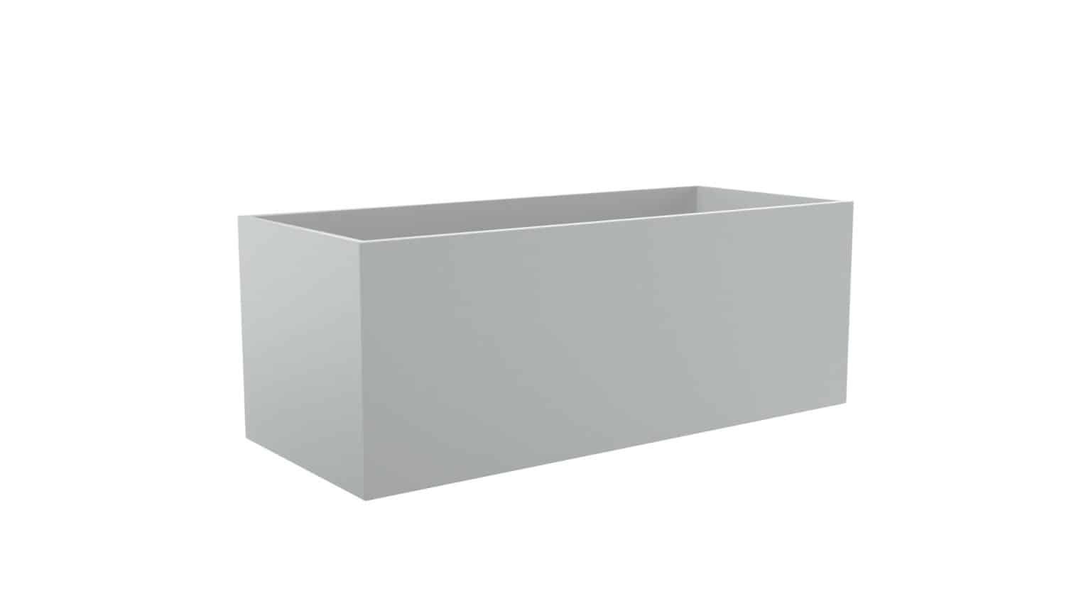 Pflanzkubel Beton Rechteckig 120 Cm
