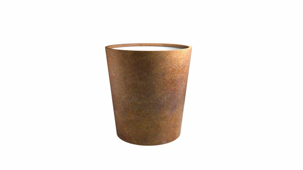pflanztrog aus cortenstahl model vaso 6