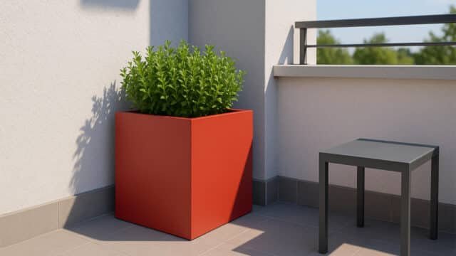 Pflanzkübel aus Aluminium-Alessio-11-k