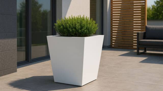 Pflanzkübel aus Aluminium-Daniele-k