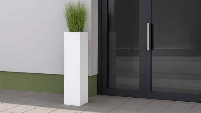 Pflanzkübel aus Aluminium Rechteckig-Vittorio-5-a