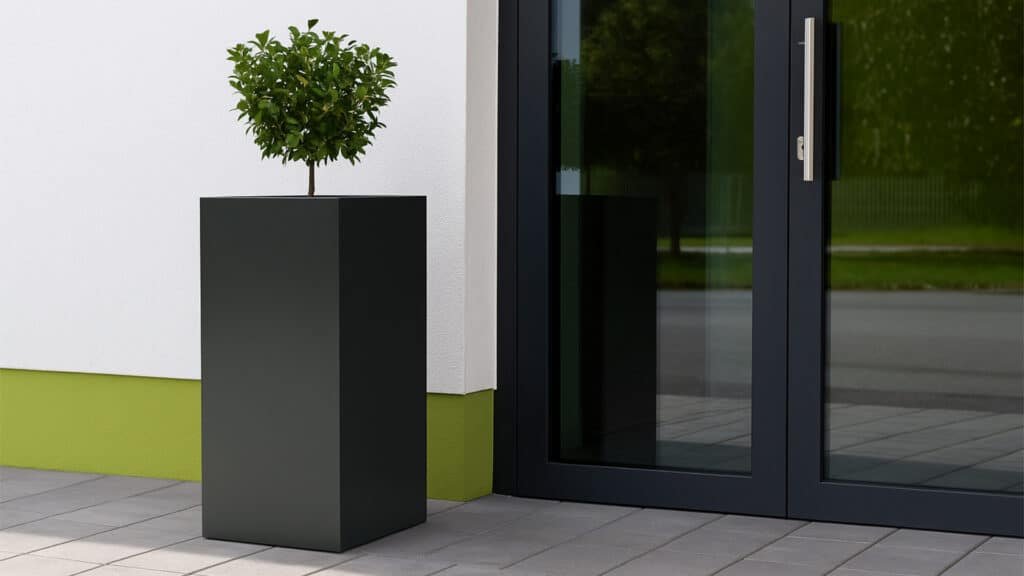 Pflanzkübel aus Aluminium VITTORIO 4-a