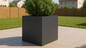 Pflanzkübel aus Aluminium-b Alessio 15