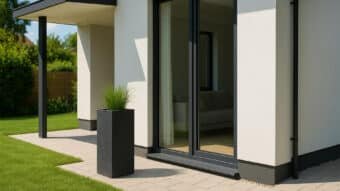 Pflanzkübel aus Fiberglas in Beton Optik LUIGI-g