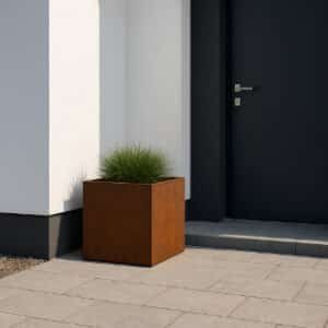 Cortenstahl Pflanzkübel – robuste und zeitlose Pflanzgefäße aus Cortenstahl-a