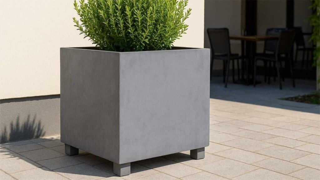 Pflanzkübel aus Beton-Nicola 5a