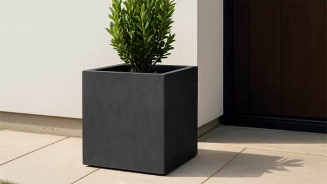 Pflanzkübel aus Beton- Quadratisch-Davide 3
