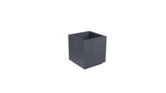 Pflanzkübel aus Beton Model Davide 2 Farbe Schwarz