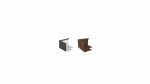 NZ 90º NZ-Winkelelement -H300 Material corten+aluminiuml