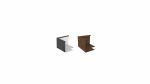 NZ 90º NZ-Winkelelement -H400 Material corten+aluminium