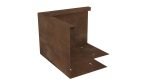 NZ 90º Winkel H400 corten hochbeet garten