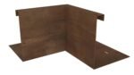 hochbeet kräuter NW Inneneck-Element 90º H300 corten