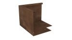 NZ 90º Winkel H500 corten hochbeet schmal