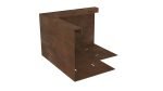 NZ Winkelelement 90º auf Maß H300 corten hochbeet terrasse