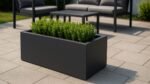 Pflanzkübel aus Fiberglas Rechteckig EMILIO 7