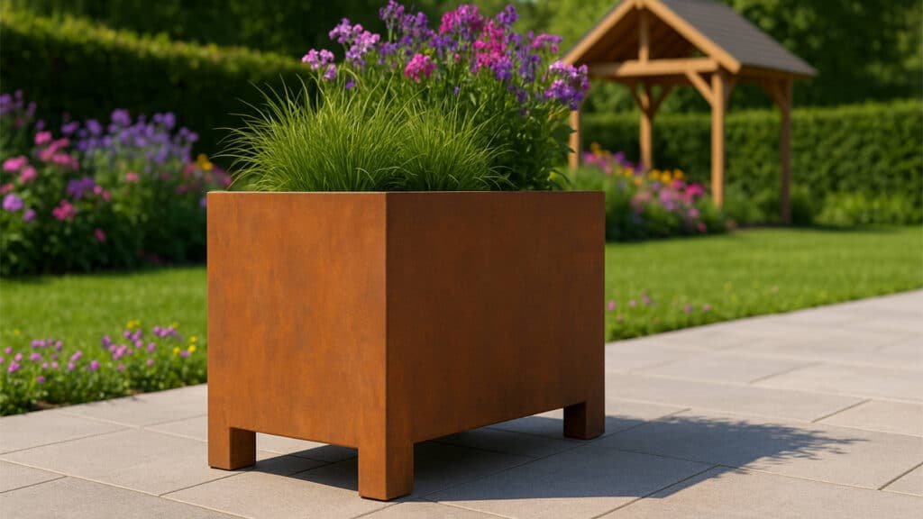 Pflanzkübel aus Cortenstahl -Cecilia 13-k