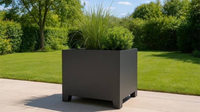 Pflanzkübel aus Aluminium APOLLO 8- a