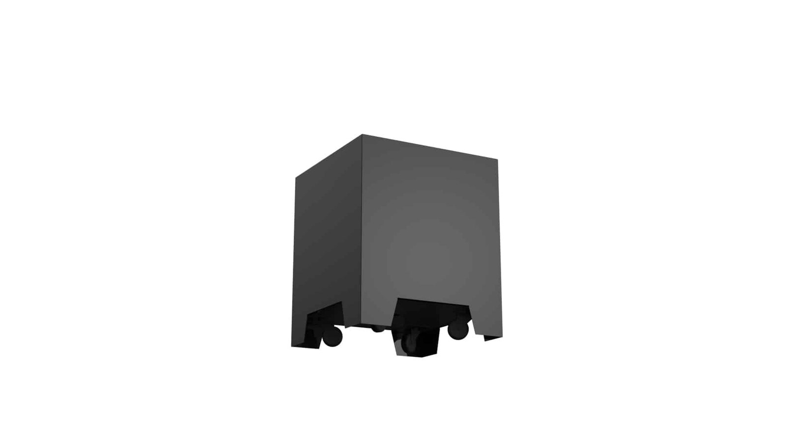 dandibo blumenständer DanDiBo Blumenhocker Metall Schwarz Eckig Höhe 62,5 cm Beistelltisch B –  techstudio.ch main image 1