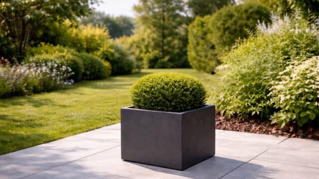 Terrassen Pflanzkübel aus Aluminium ALESSIO 3