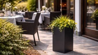 Terrassen Pflanzkübel aus Aluminium VITTORIO 6