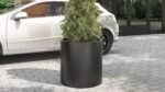 Arrangement des Fiberglas-Pflanzkübels Tito 1