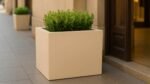Blumenkübel xxl Fiberglas 100cm x 100cm x H 60cm Antonio 7