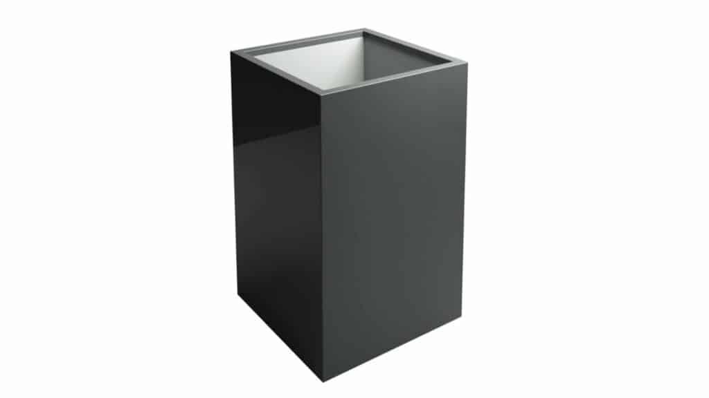 Fiberglas Pflanzkübel hoch-Carlo-4