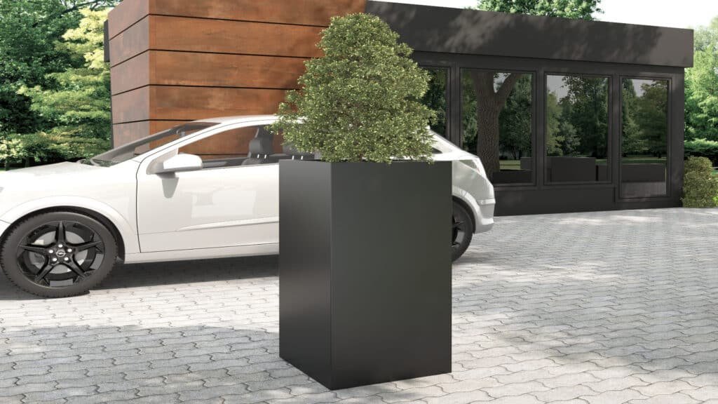 Fiberglas Pflanzkübel hoch-Carlo 5