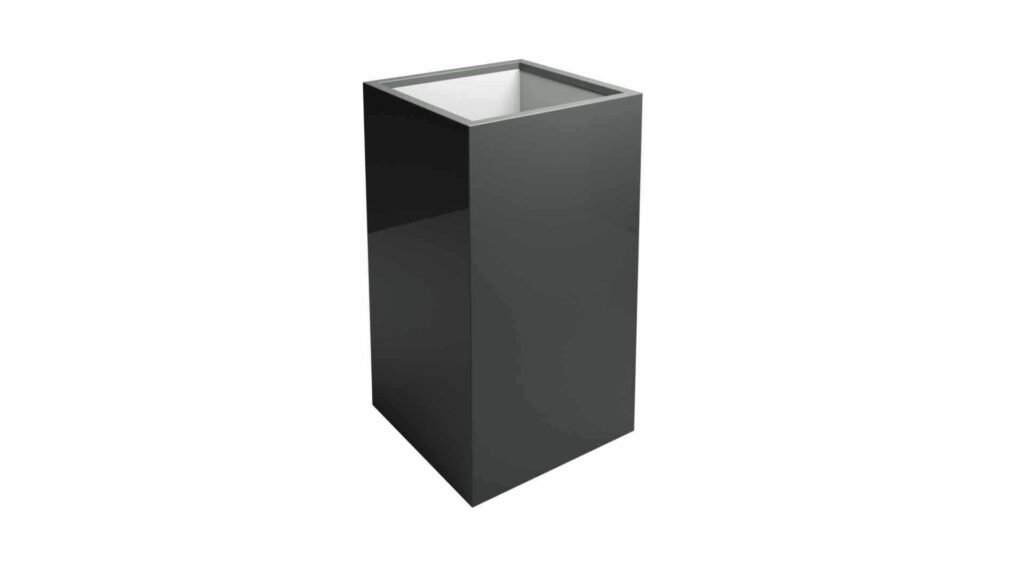 Fiberglas Pflanzkübel hoch Carlo 5