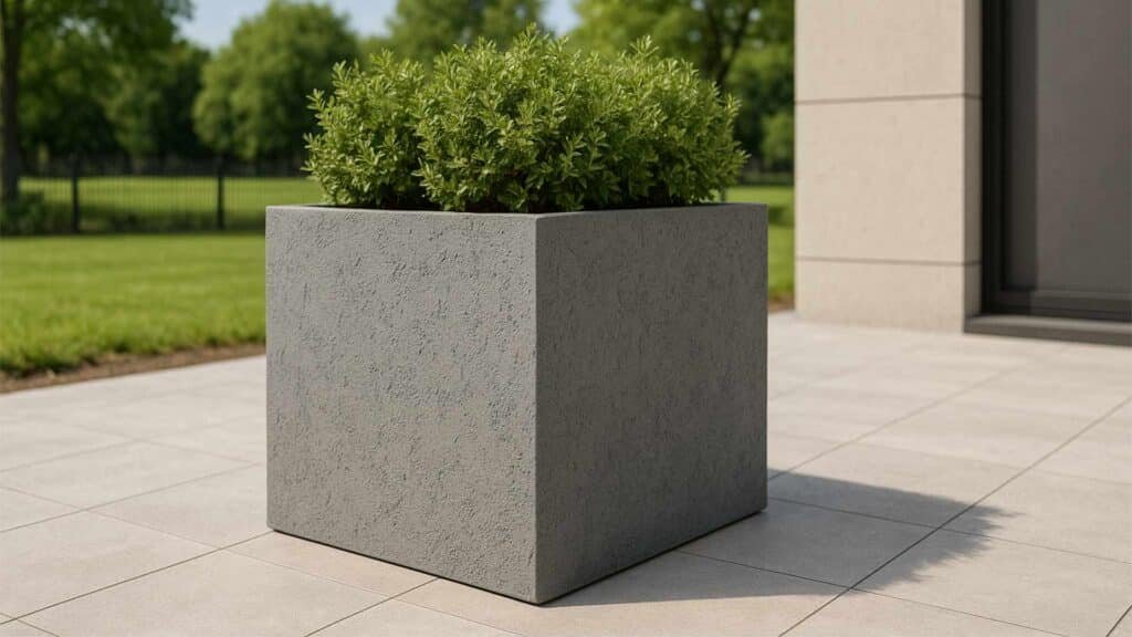 Fiberglas Pflanzkuebel hoch Laura