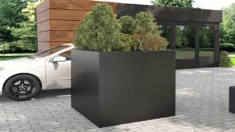 Fiberglas Pflanzkübel hoch-Marco 12