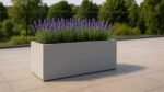 Fiberglas Pflanzkübel xxl Rechteckig Emilio