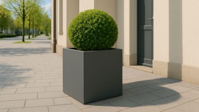 Fiberglas blumenkübel xxl 80cm x 80cm x H 80cm
