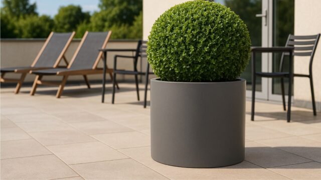 Pflanzkübel aus Fiberglas Vito 4