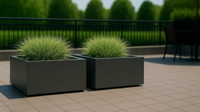 XXL Pflanzkübel Fiberglas MARCO 6